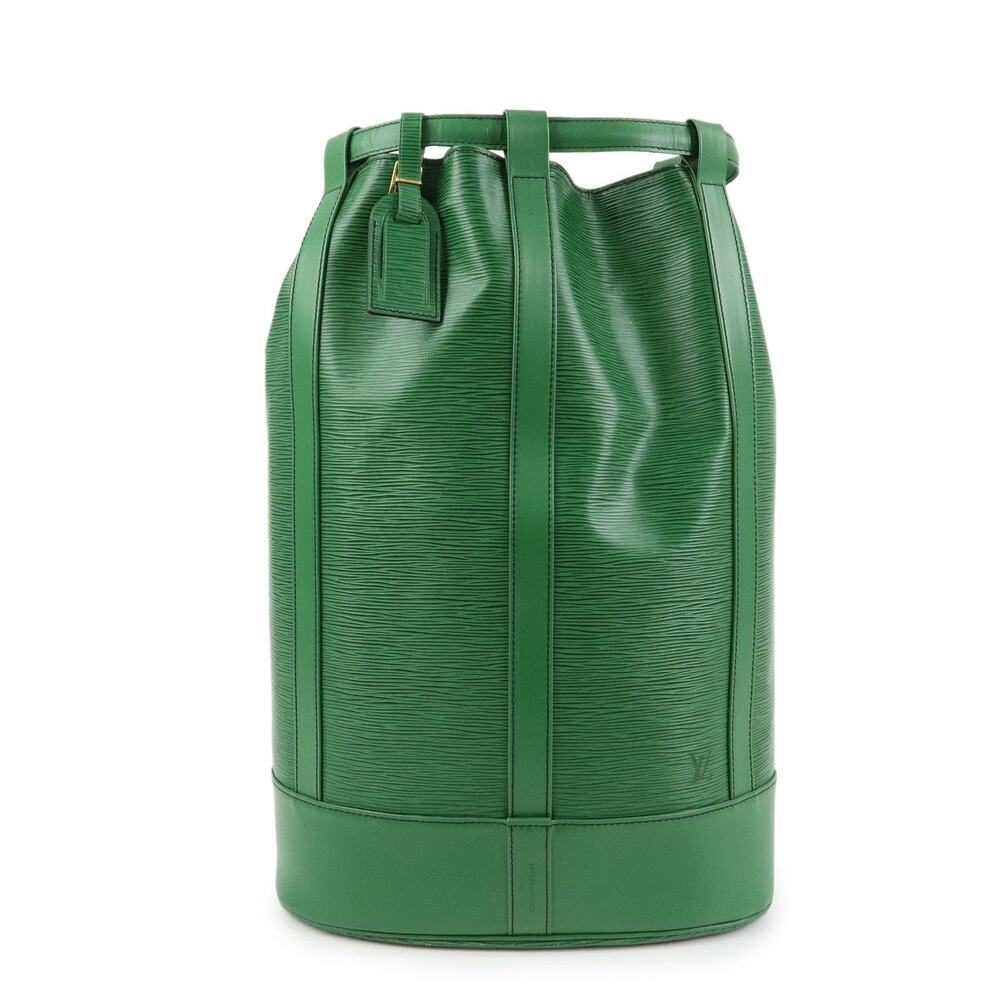Louis Vuitton Epi Leather Randonnee GM Backpack Green